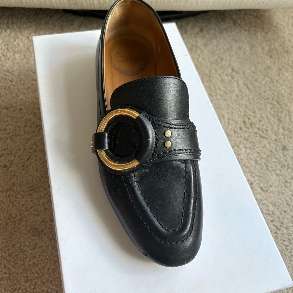 Chloe Black Flat - image 1